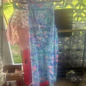 Lilly Pulitzer Blue and Pink Dress